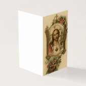 Heilig hart van JezusKatholiek condoleances Dank u Visitekaartje (Buitenkant)