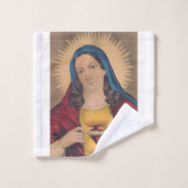 Heilig Hart van Maria Bad Handdoek (Wasdoekje)