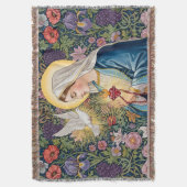Heilig Hart van Maria, Devotie, Christelijke Kunst Deken (Voorkant Verticaal)