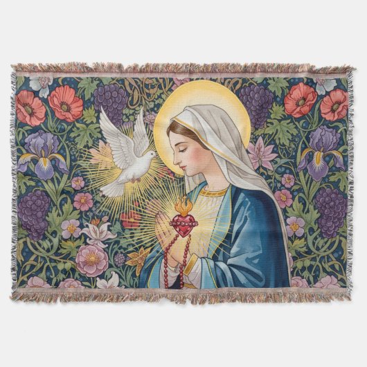 Heilig Hart van Maria, Devotie, Christelijke Kunst Deken (Voorkant)