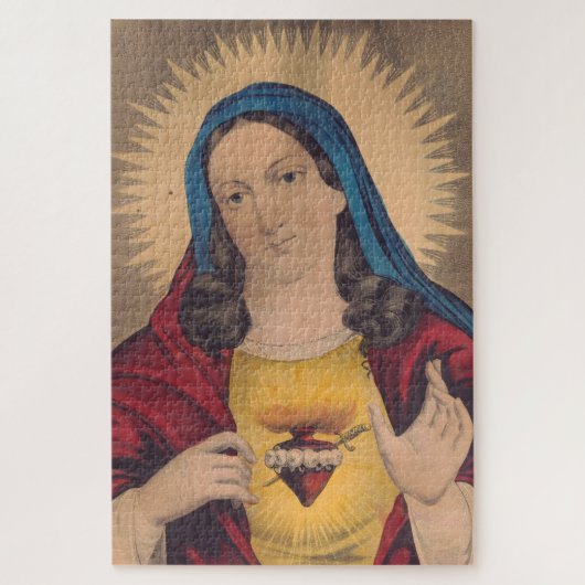 Heilig Hart van Maria Legpuzzel (Verticaal)