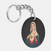 Heilig Hart van Maria Sleutelhanger (Voorkant Links)