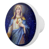 Heilig hart van Mary Ceramic Knob Keramische Knop (Rechts)