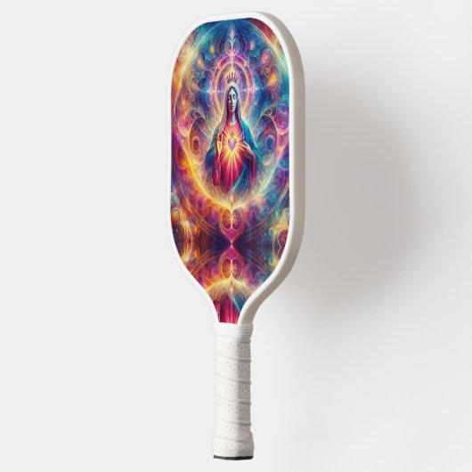 Heilig hart van Mary Pickleball Paddle (Links)