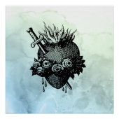 Heilig hart van Mary Poster (Voorkant)