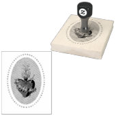 Heilig Hart van Mary Rubber Stamp Rubberstempel (Gestempeld)