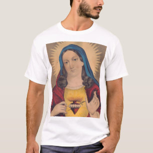 Heilig hart van Mary T-shirt