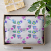 Heilig Hart Witte Decoupage Craft Gift Tissuepapier (Geschenk)
