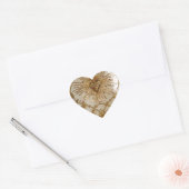 HEILIG HARTONTWERP HART STICKER (Envelop)