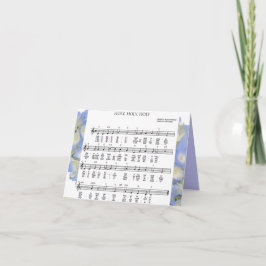 "Heilig, heilig, heilig" Blank Notecard Kaart