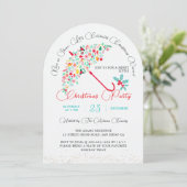 Heilig Kerstfeest Nieuwjaar Douche Brunch Party Kaart (Staand voorkant)