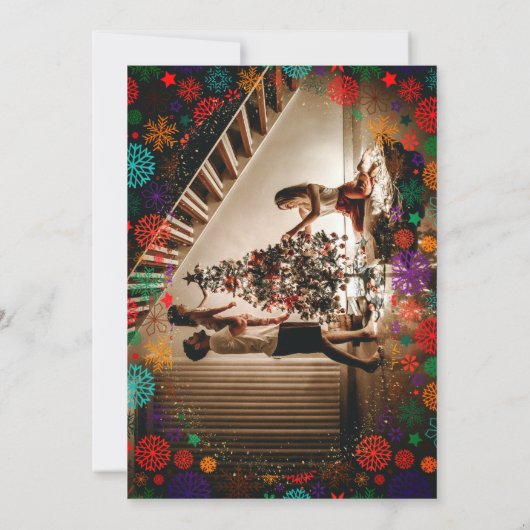 Heilig Kerstfeest Nieuwjaar Douche Brunch Party Kaart (Achterkant)