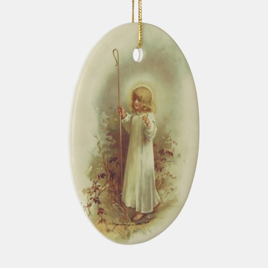 Heilig Kind Keramisch Ornament (Rechts)