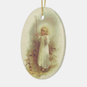 Heilig Kind Keramisch Ornament (Links)