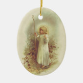 Heilig Kind Keramisch Ornament (Voorkant)