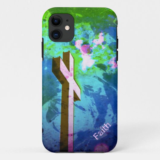 Heilig Kruis geschilderd Case-Mate iPhone Case (Achterkant)