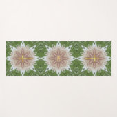 Heilig Kruis, Roze Groene Tuin Oase Yogamat (Voorkant (horizontaal))