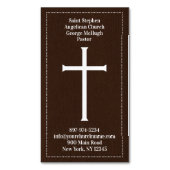 Heilig Kruis van de Kerk Magnetisch Visitekaartje (Voorkant Verticaal)