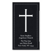 Heilig Kruis van de Kerk Magnetisch Visitekaartje (Voorkant Verticaal)