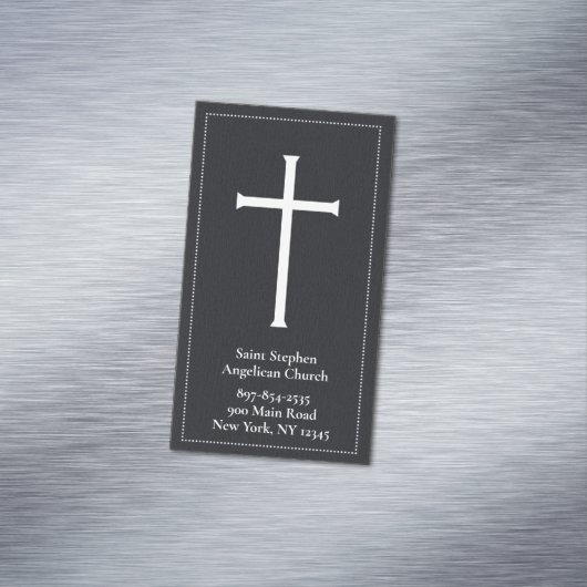 Heilig Kruis van de Kerk Magnetisch Visitekaartje (Voorbeeld)