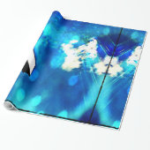 Heilig Kruisblauw-skruitpapier Cadeaupapier (Uitgerold)