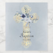 Heilig Kruisdoop Wijn Etiket (Enkel label)