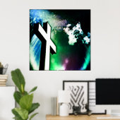 Heilig kruisvormig kleurenPoster Poster (Thuiskantoor)