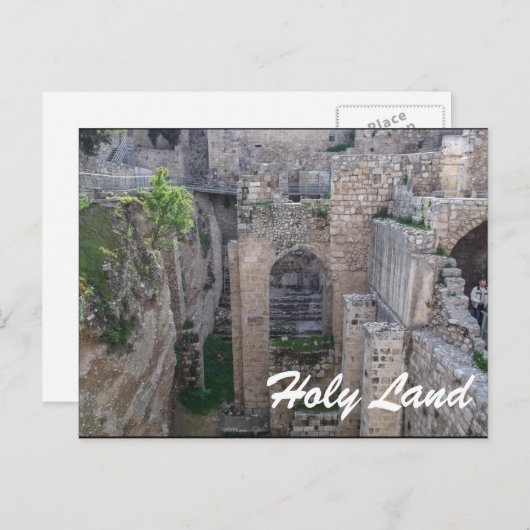 Heilig Land-Israël Briefkaart (Voorkant / Achterkant)