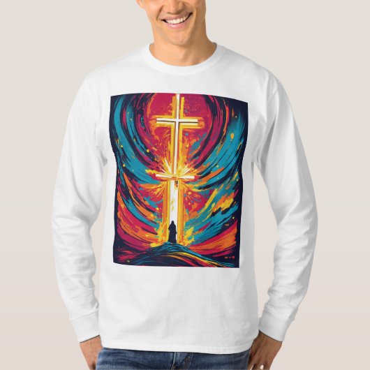 "Heilig licht" "Eeuwige aanwezigheid" T-shirt (Voorkant)