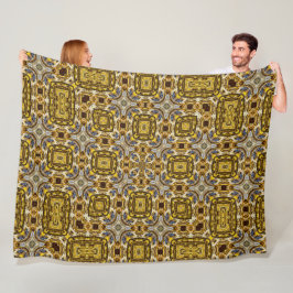 Heilig Maya Goud Topaz Patroon Quilt Fleece Deken