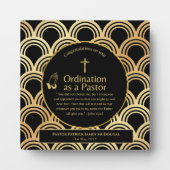 Heilig Nieuw Gewijde Pastor Gepersonaliseerde Gift Fotoplaat (Voorkant)