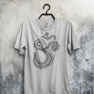 Heilig Om T-shirt Hindoe Om symbool T-shirt Aum