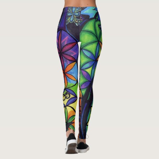 Heilig symbolisme leggings (Achterkant)
