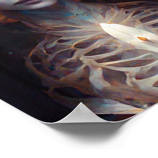 Heilig Vessel Dark Fantasy Sci-Fi Gothic Art Poste Poster (Hoek)