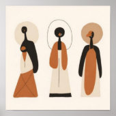 Heilig Vrouwelijk Trio Poster (Voorkant)