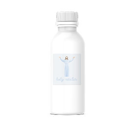 Heilig Water Blauw Jezus Christendom Katholiek Labels