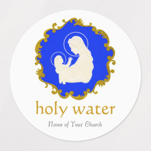 Heilig Water Unieke Maagd Maria en Jezus Labels