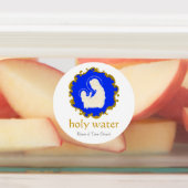 Heilig Water Unieke  Maagd Maria en Jezus Labels (Aangebracht)