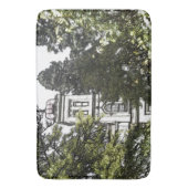 Heiligdom tussen de bomen badmat (Voorkant Verticaal)