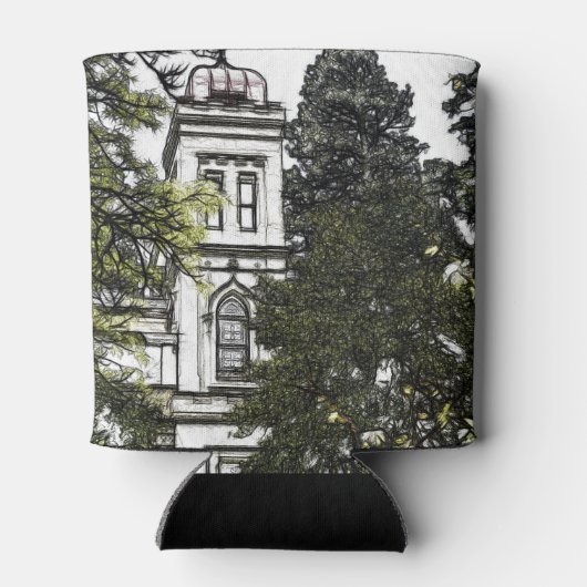 Heiligdom tussen de bomen blikjeskoeler (Achterkant)