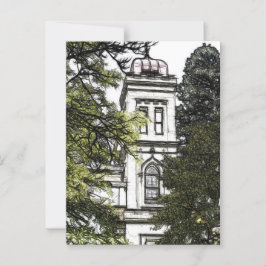 Heiligdom tussen de bomen briefkaart