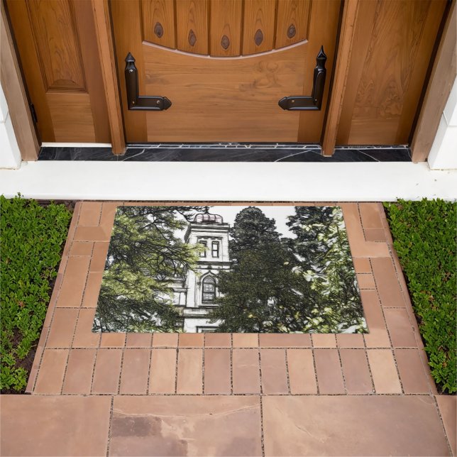 Heiligdom tussen de bomen deurmat (Buiten)