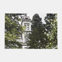 Heiligdom tussen de bomen deurmat