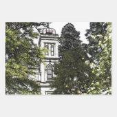 Heiligdom tussen de bomen inpakpapier vel (Voorkant)