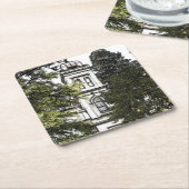 Heiligdom tussen de bomen kartonnen onderzetters (Schuin)