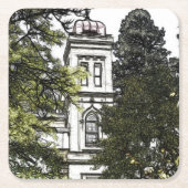 Heiligdom tussen de bomen kartonnen onderzetters (Voorkant)