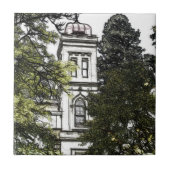 Heiligdom tussen de bomen Keramische Tegel Tegeltje (Voorkant)