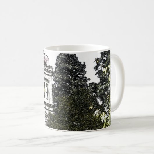 Heiligdom tussen de bomen koffiemok (Voorkant rechts)