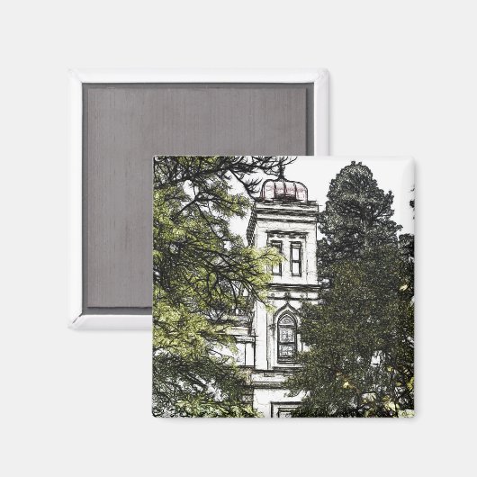 Heiligdom tussen de bomen magneet (Voorkant / Achterkant)