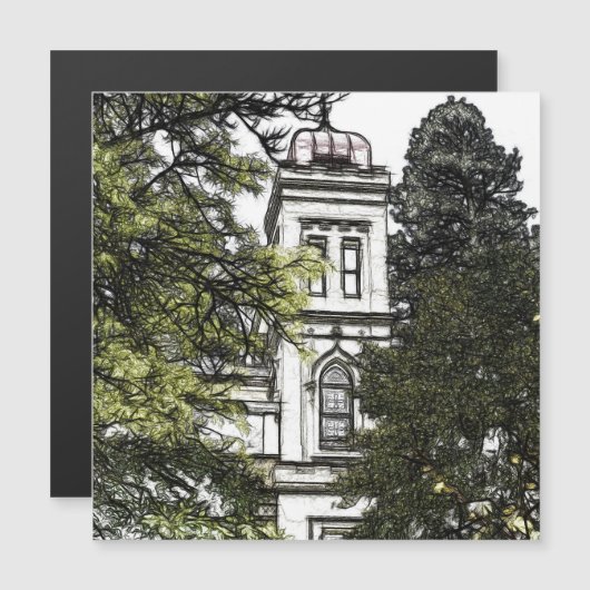 Heiligdom tussen de bomen Magnetische Kaart (Voorkant / Achterkant)